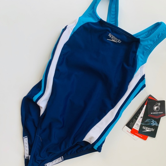 Speedo Other - GIRLS INFINITY SPLICE Speedo Swimsuit in Blue